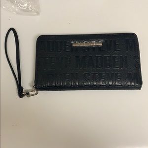Steve Madden embossed wallet clutch